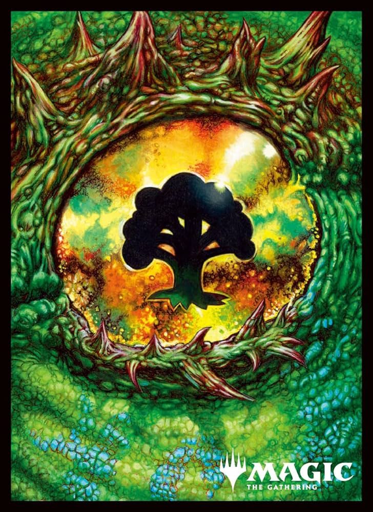Tarkir Dragonstorm: Forest Sleeves 80 sheets 67x92mm
