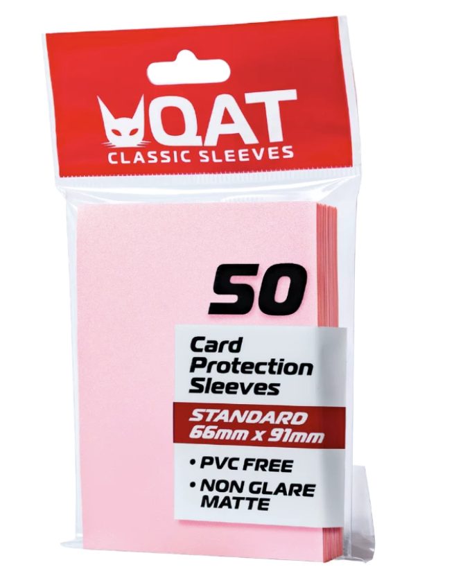 Pink QAT - Classic Sleeves Matte 50 sheets 66x91mm