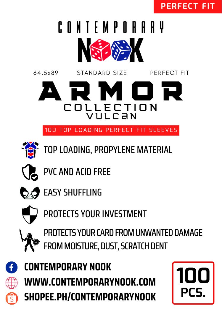CN Armor Perfect Fit Sleeves 100 sheets 64.5x89mm