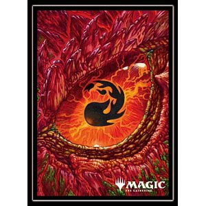 Tarkir Dragonstorm - Red Mana Eye Card Sleeves 80 sheets 67x92mm
